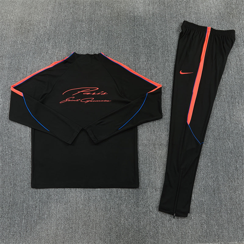 Paris Saint-Germain 2026/27 Black ¼  Zip Training Set | Adult + Kids Sizes