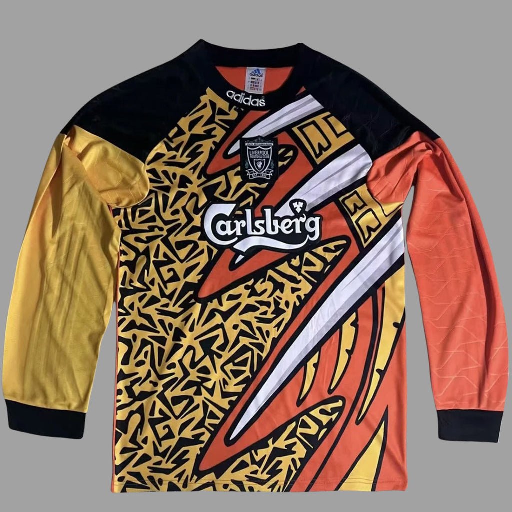 Liverpool FC 1995/96 Goalkeeper Orange Long Sleeve - Retro