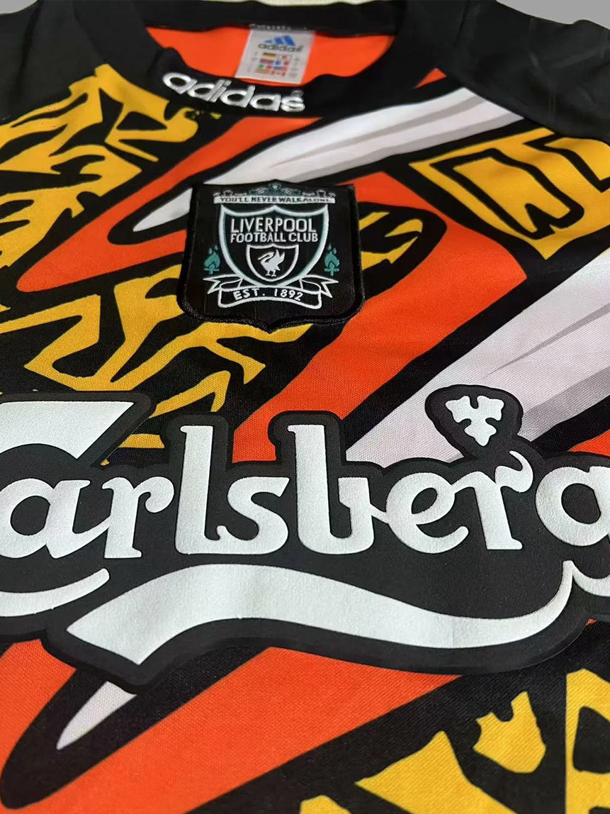Liverpool FC 1995/96 Goalkeeper Orange Long Sleeve - Retro
