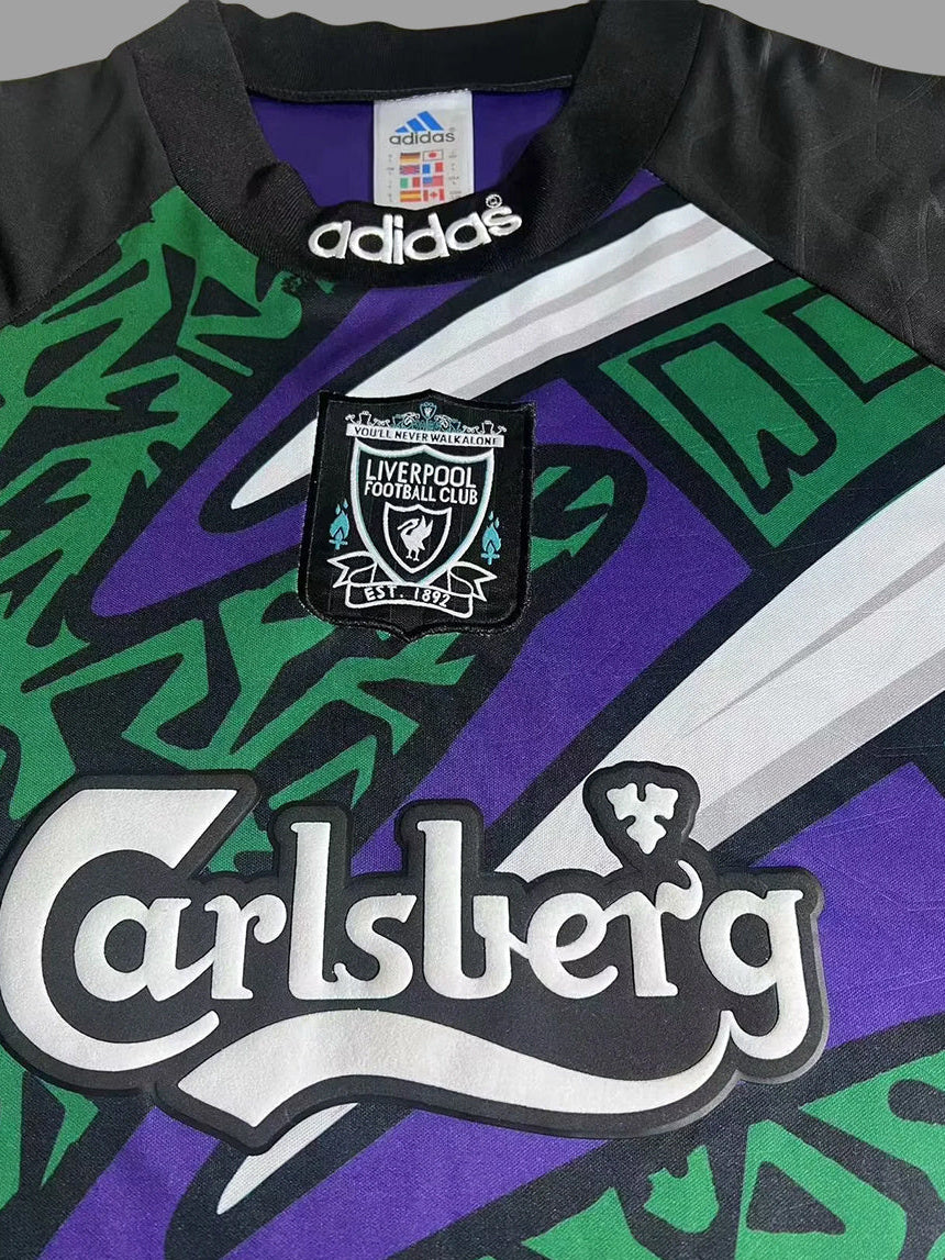 Liverpool FC 1995/96 Goalkeeper Purple Long Sleeve - Retro