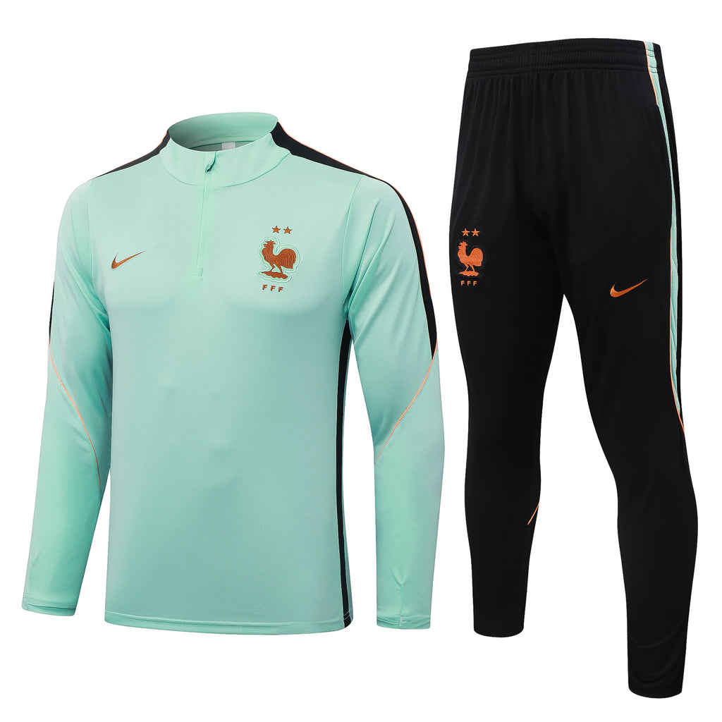 France 2026/27 Light Blue ¼  Zip Training Set | Adult + Kids Sizes