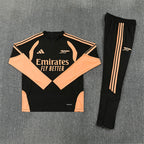 Arsenal 2026/27 Black Orange ¼  Zip Training Set | Adult + Kids Sizes