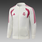 Real Madrid 2026/27 White/Pink Tracksuit  | Adult + Kids Sizes