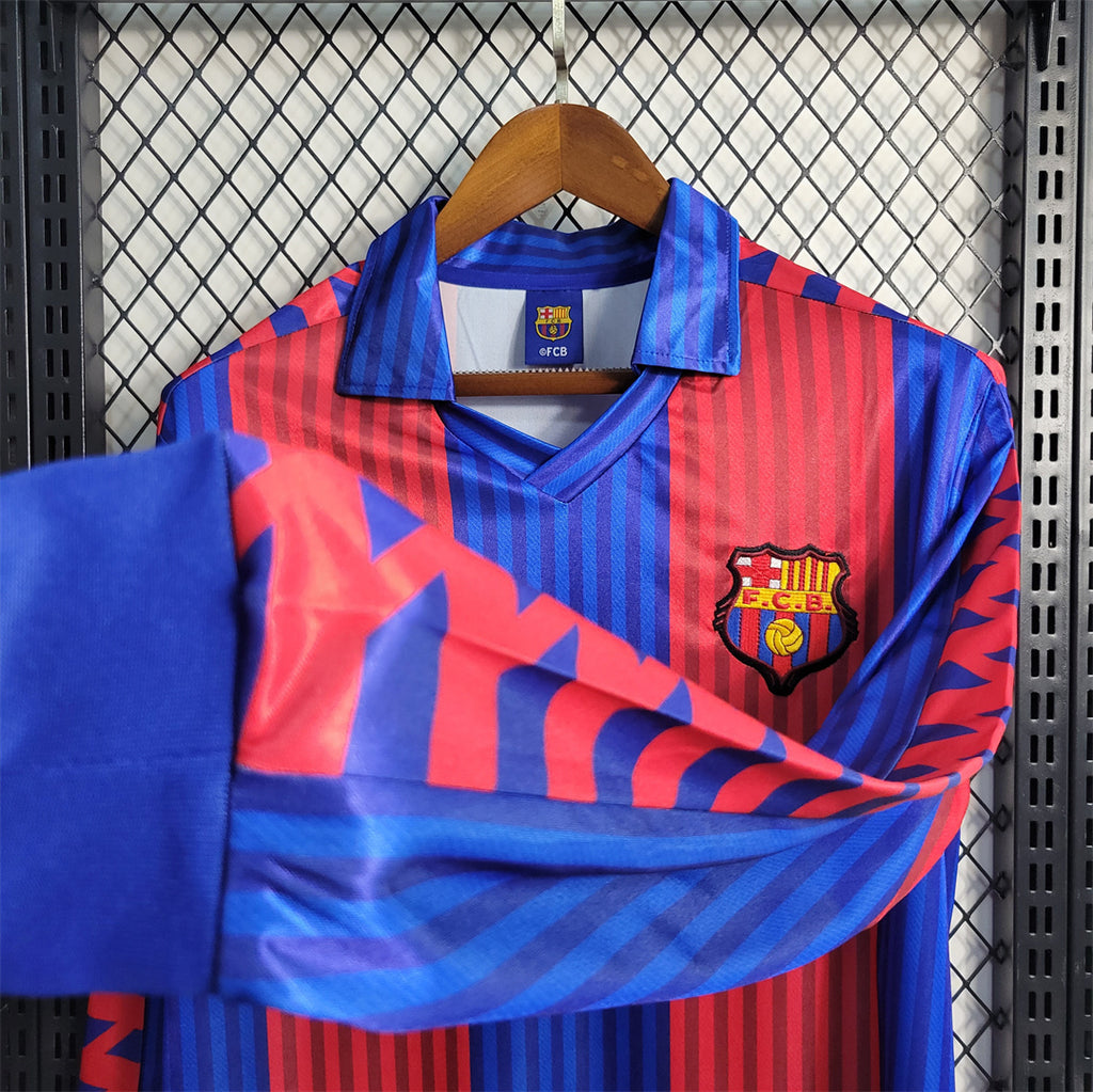 Barcelona 1990/92 Home Long Sleeve - Retro