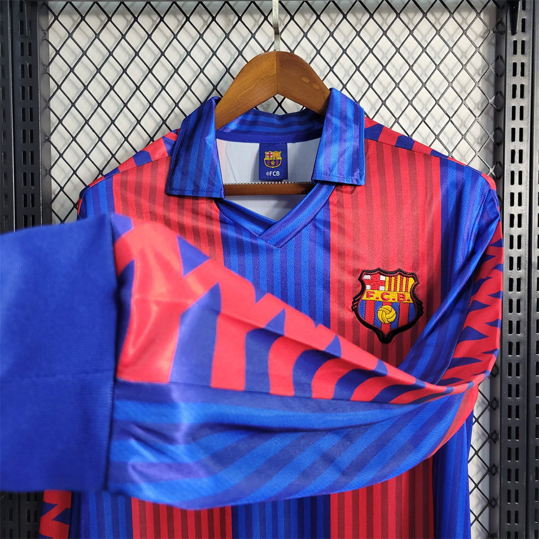 Barcelona 1990/92 Home Long Sleeve - Retro