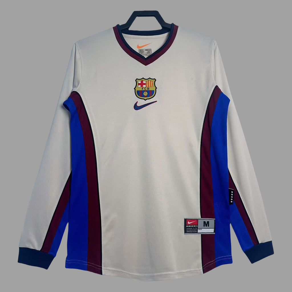 Barcelona 1998/00 Away Long Sleeve - Retro