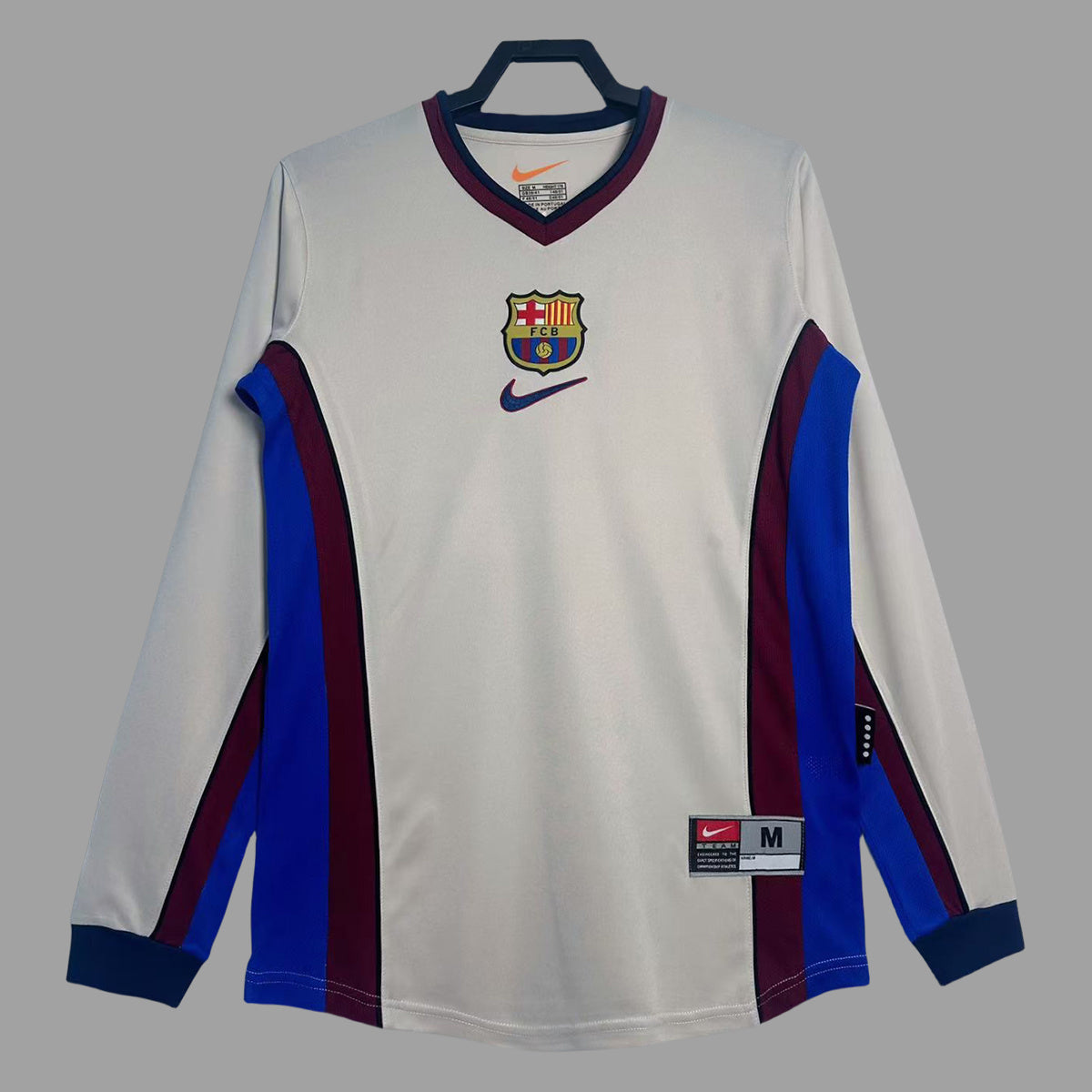 Barcelona 1998/00 Away Long Sleeve - Retro