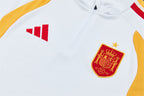 Spain 2026/27 White/Navy ¼  Zip Training Set | Adult + Kids Sizes