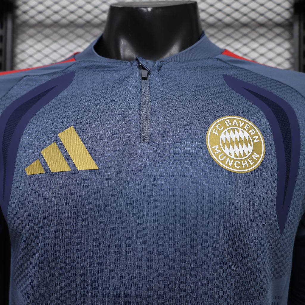 Bayern Munich 2026/27 Grey ¼  Zip Player Version Training Top