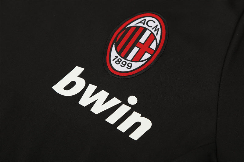 AC Milan 2007/08 Black Retro Training Top