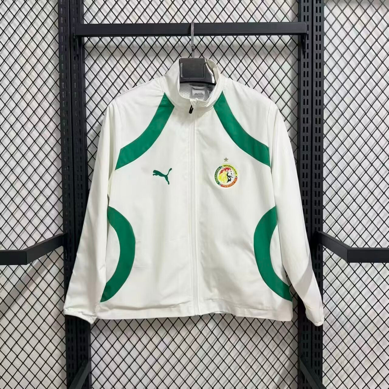 Senegal 2026 White Windbreaker