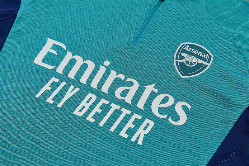 Arsenal 2025/26 Teal ¼  Zip Training Set | Adult + Kids Sizes