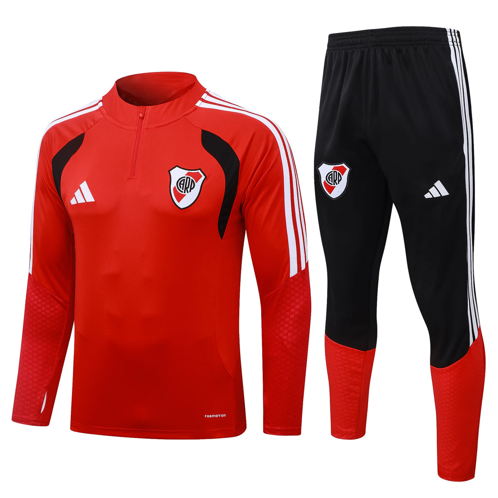 River Plate 2026/27 Red Black ¼  Zip Training Set