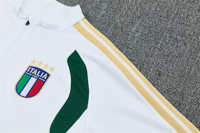 Italy 2026/27 White ¼  Zip Training Set | Adult + Kids Sizes