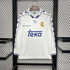 Real Madrid 1994/96 Home Long Sleeve - Retro