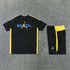 Brazil 2026/27 Black Training Set (Adult + Kids Sizes)