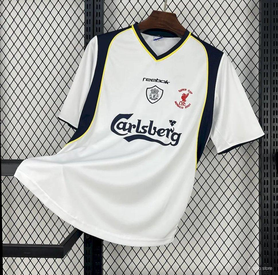 Liverpool FC 2001 Super Cup Away - Retro