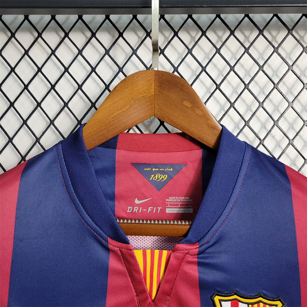 Barcelona 2014/15 Home Long Sleeve - Retro