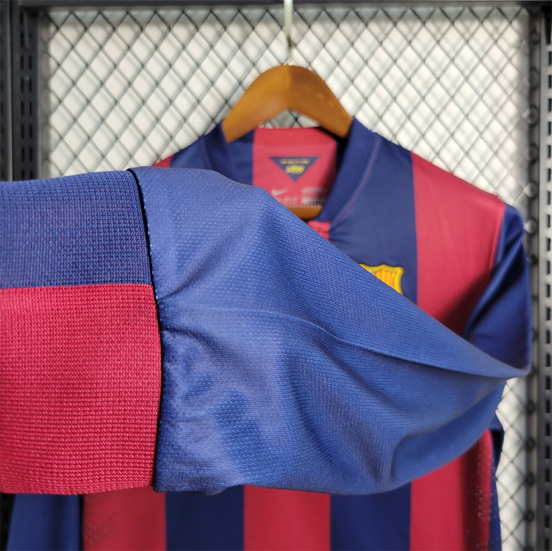 Barcelona 2014/15 Home Long Sleeve - Retro
