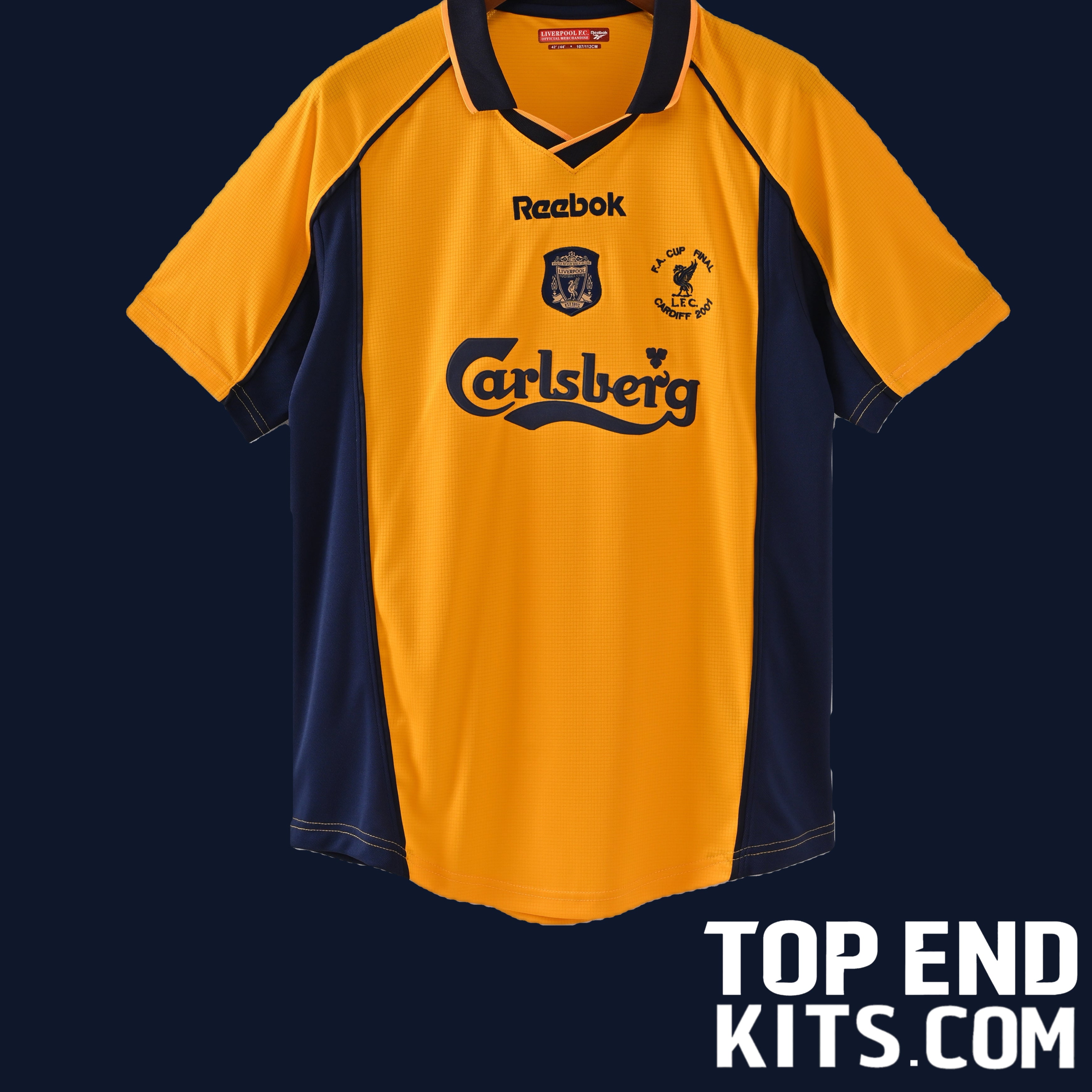 Liverpool FC 2001 FA Cup Final Away - Retro
