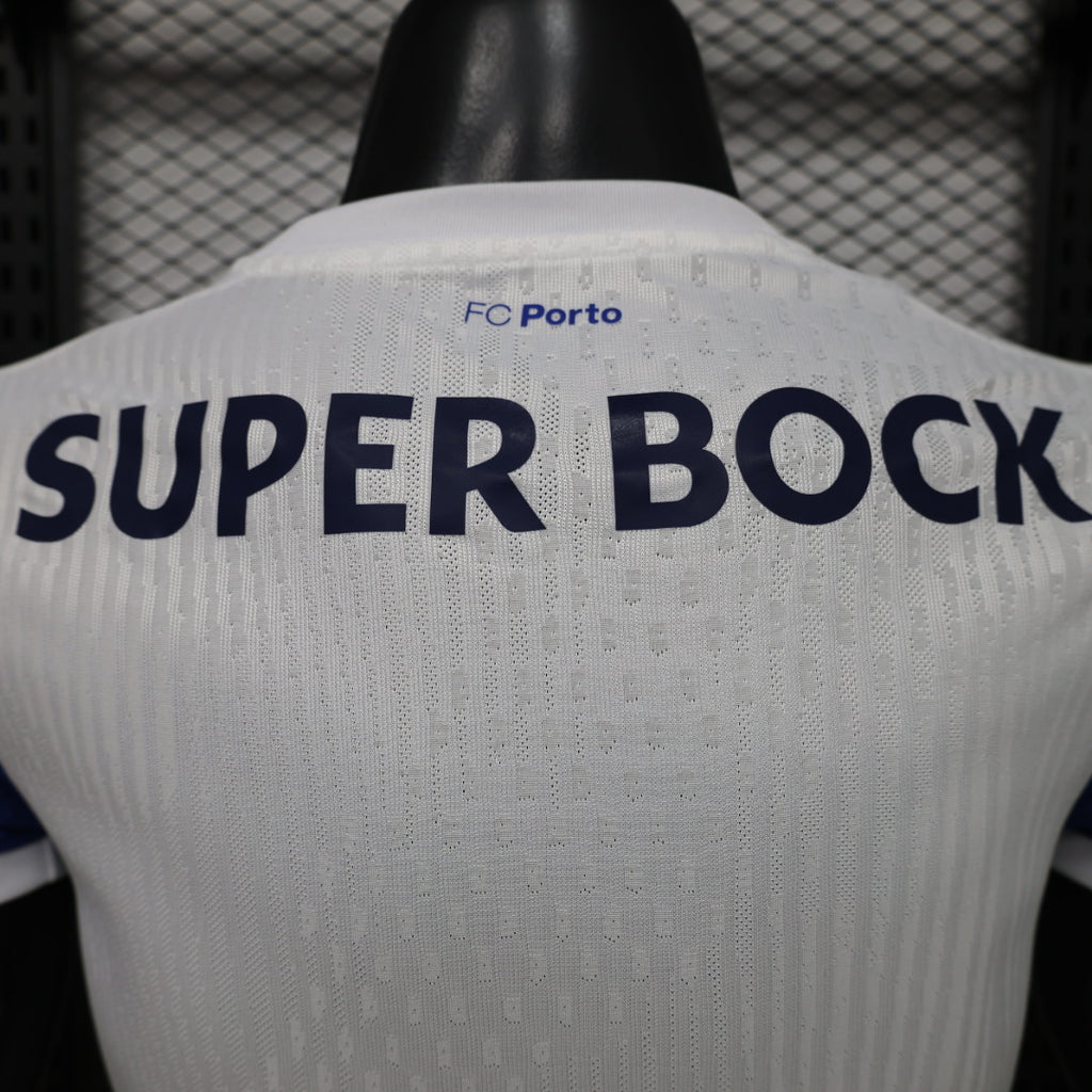 Football jersey back with FC Porto label and large “SUPER BOCK” print
