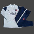 Paris Saint-Germain 2026/27 White Navy ¼ Zip Training Set | Adult + Kids Sizes