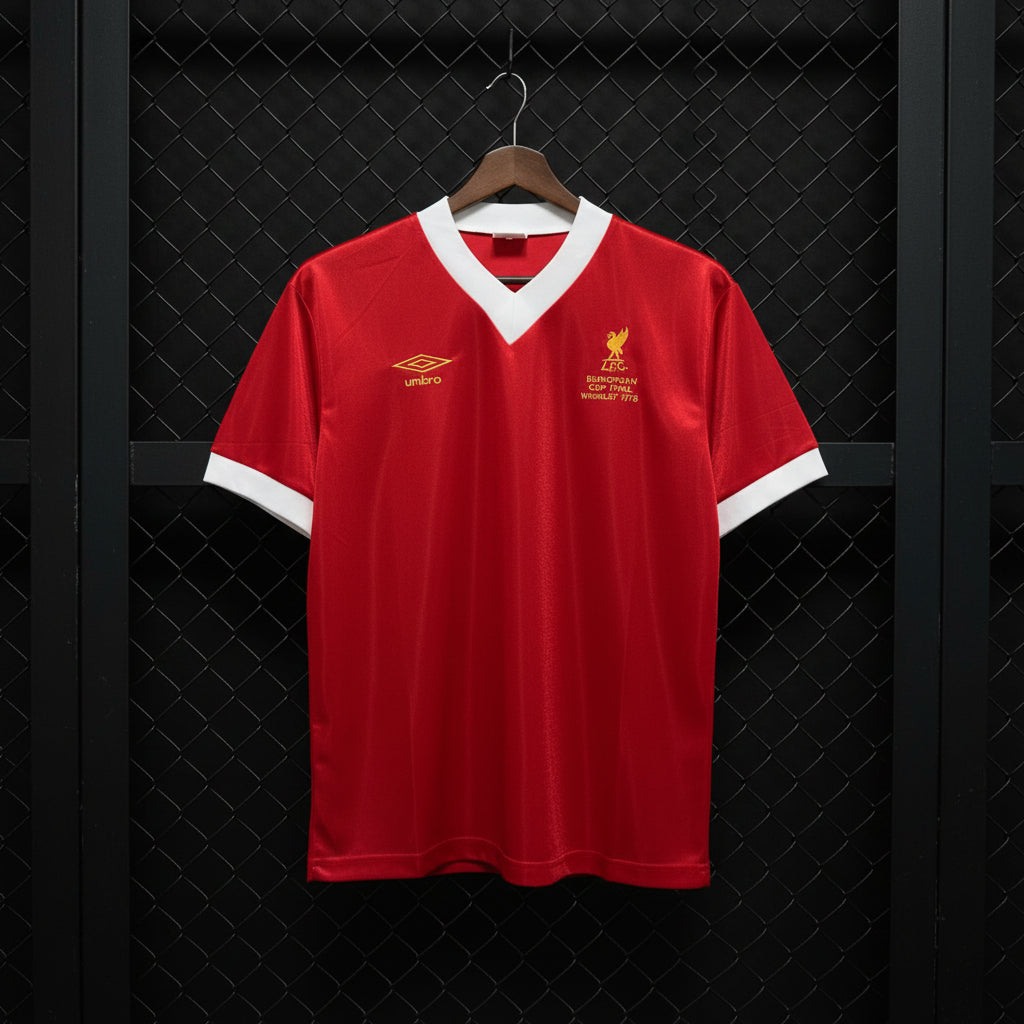 Liverpool FC 1978 Wembley Cup Final Home - Retro