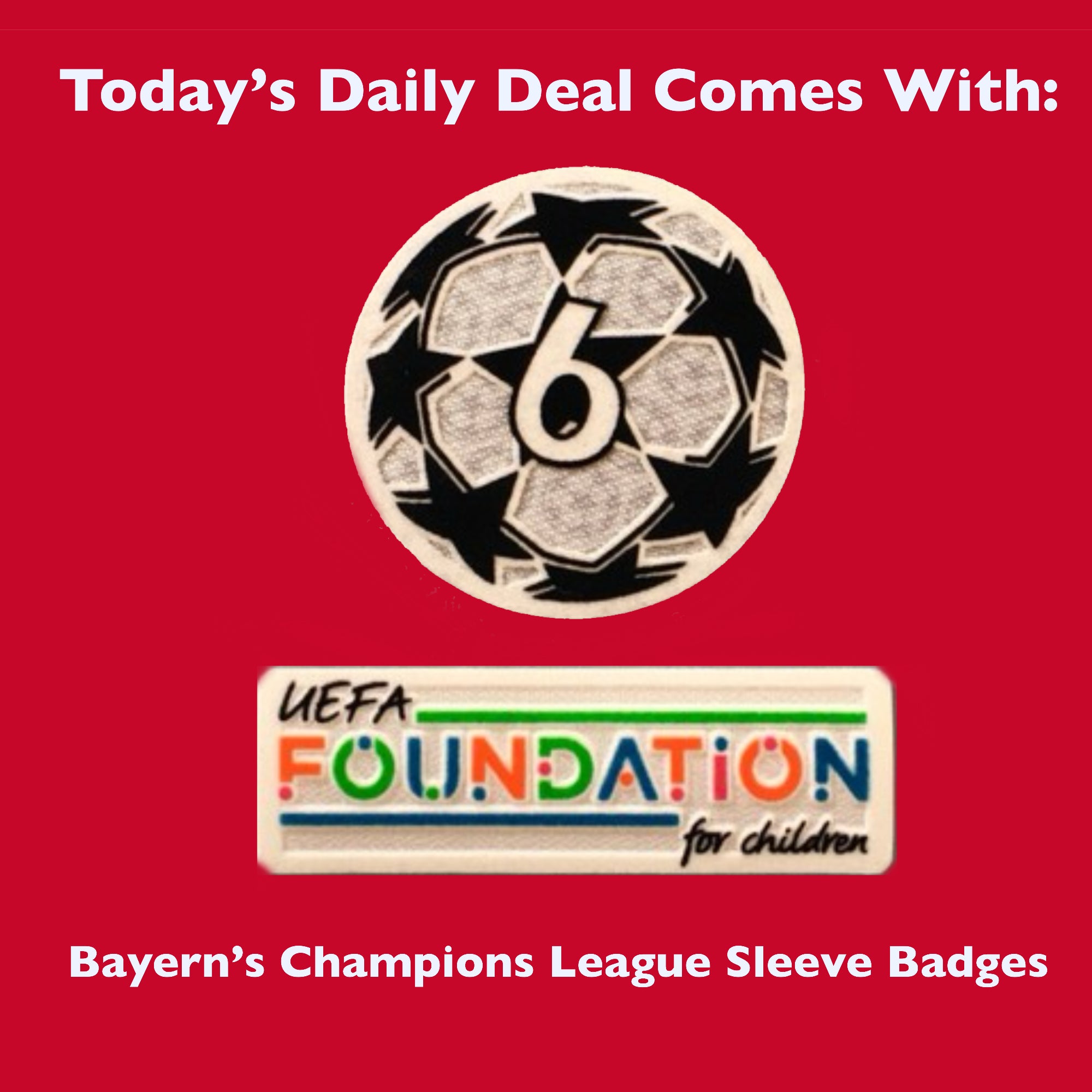 KANE 9 DAILY DEAL - Bayern Munich 2026/27 Home - Fan Version  with UCL Sleeve Patch