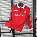 Manchester United 1998/00 Home Long Sleeve - Retro