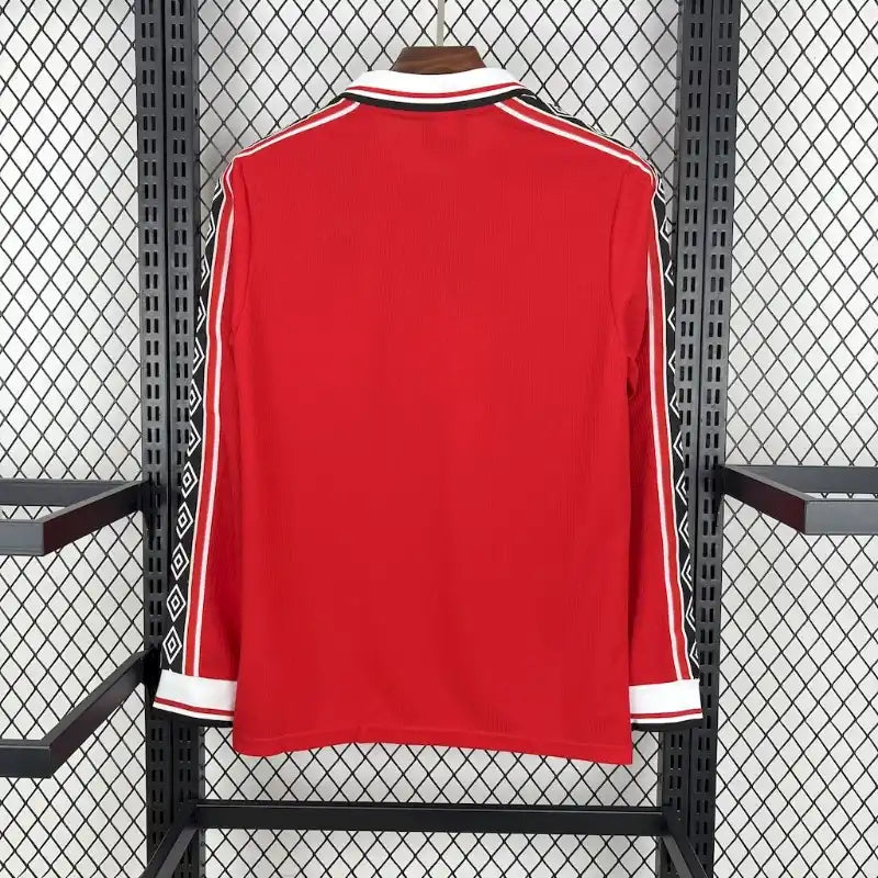 Manchester United 1998/00 Home Long Sleeve - Retro