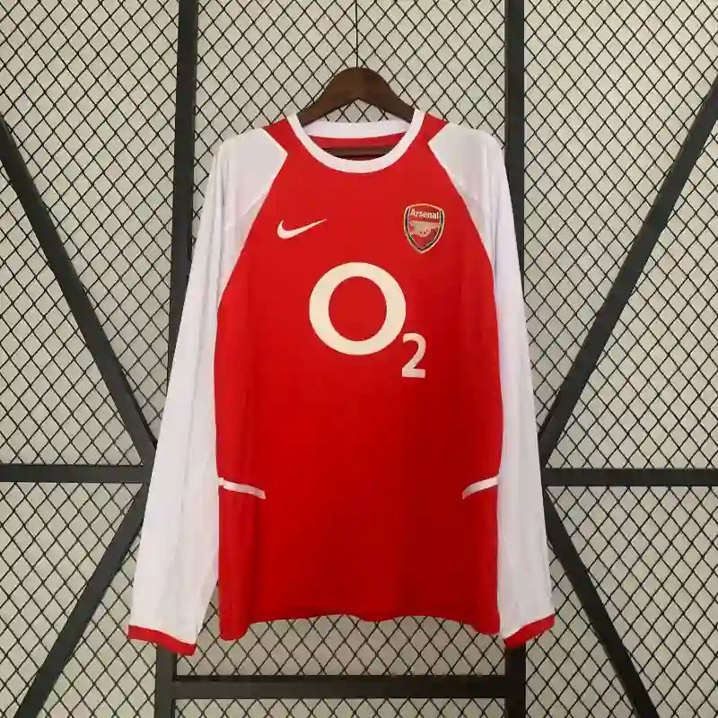 Arsenal 2002/04 Home Long Sleeve - Retro