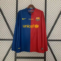 Barcelona 2009 CL Final Rome Home Long Sleeve - Retro