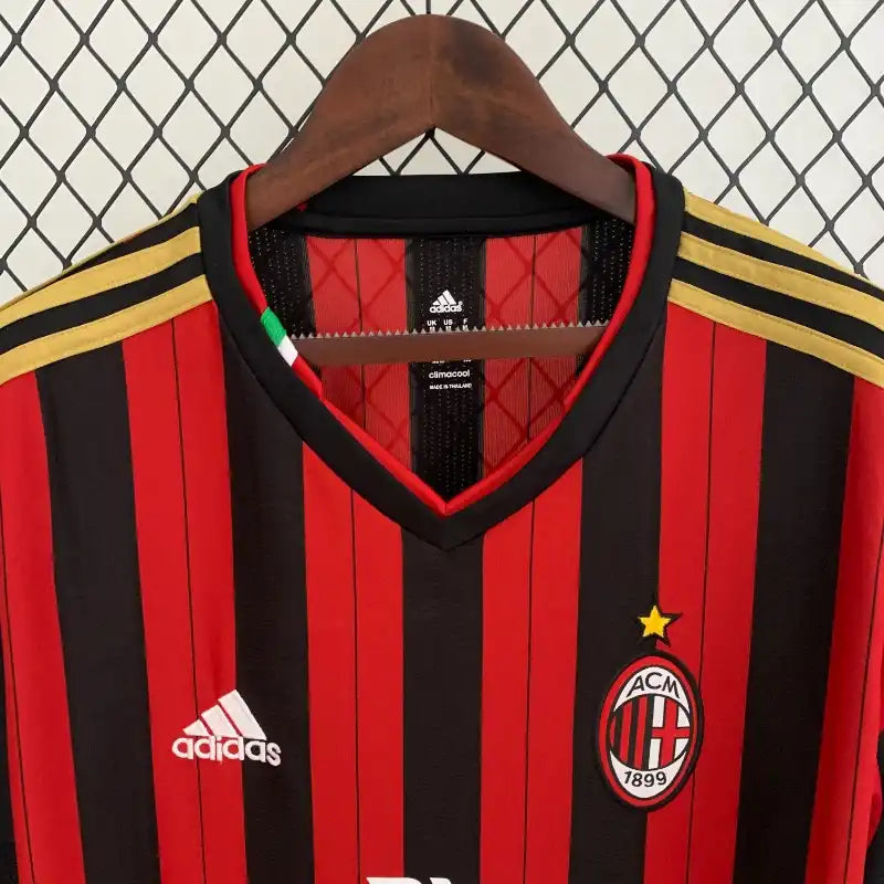 AC Milan 2013/14 Home Long Sleeve - Retro