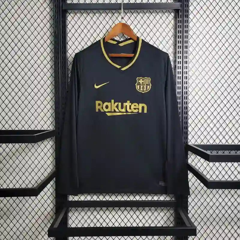Barcelona 2020/21 Away Long Sleeve - Retro