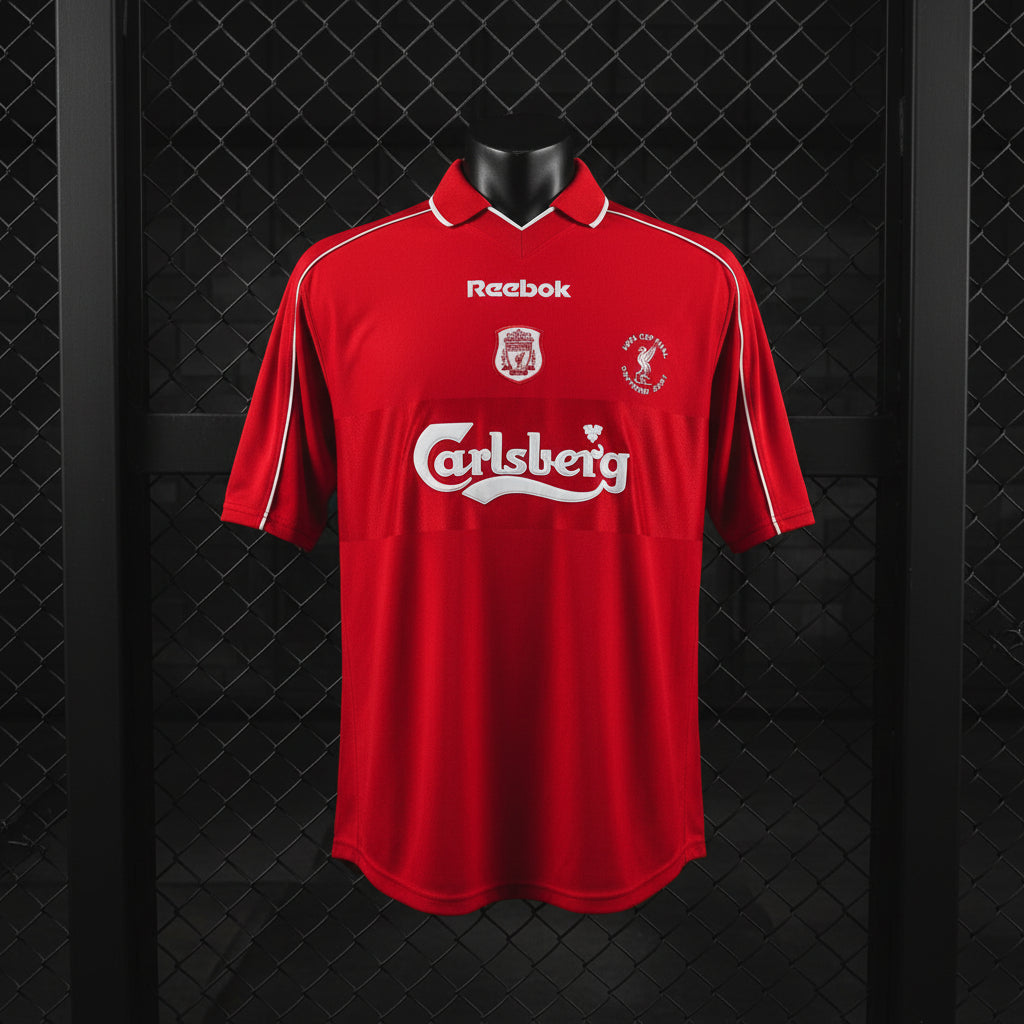 Liverpool FC 2001 UEFA Cup Final Home - Retro