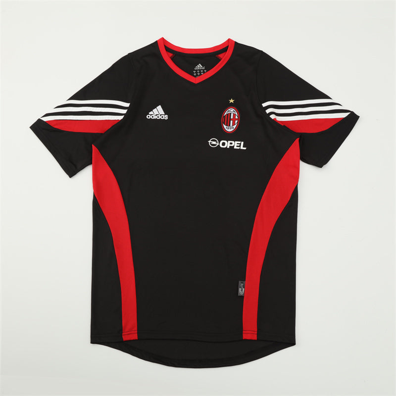 AC Milan 2003/04 Black Retro Training Top