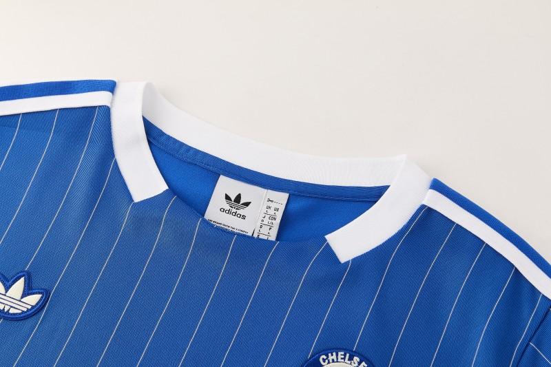 Chelsea 2025/26 Blue/White Casual Shirt + Shorts Set