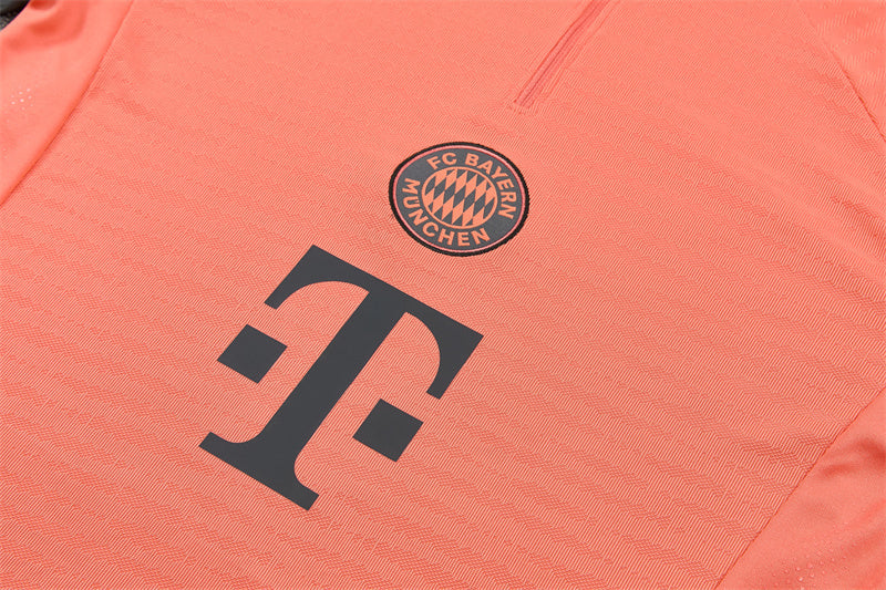 Bayern Munich 2025/26 Orange ¼  Zip Training Set | Adult + Kids Sizes