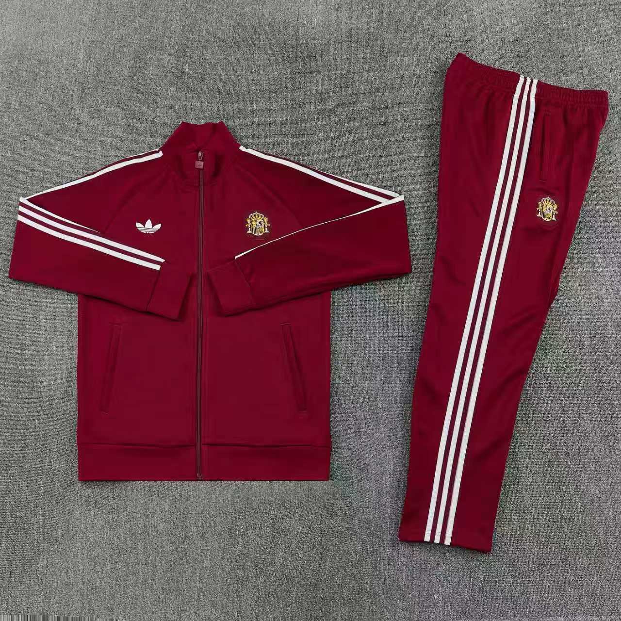 Spain 2026 Dark Red Tracksuit