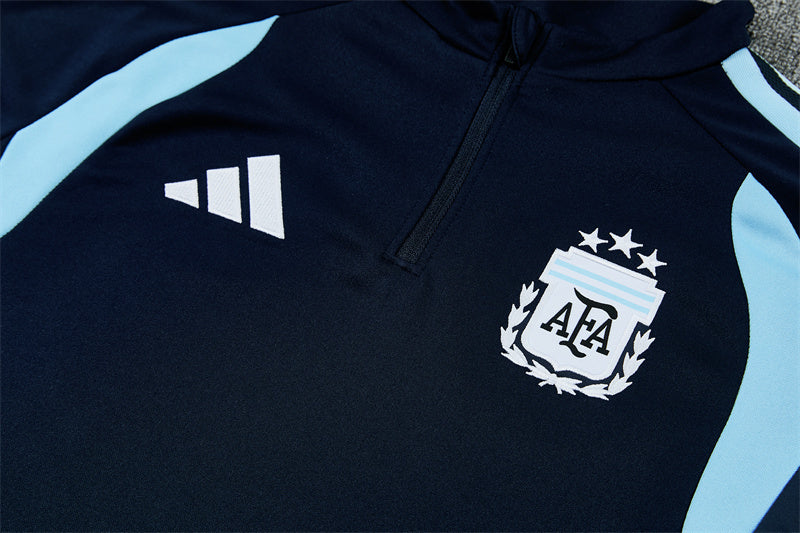 Argentina 2026/27 Navy ¼  Zip Training Set | Adult + Kids Sizes