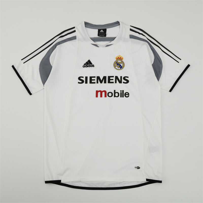 Real Madrid 2004/05 White Retro Training Top