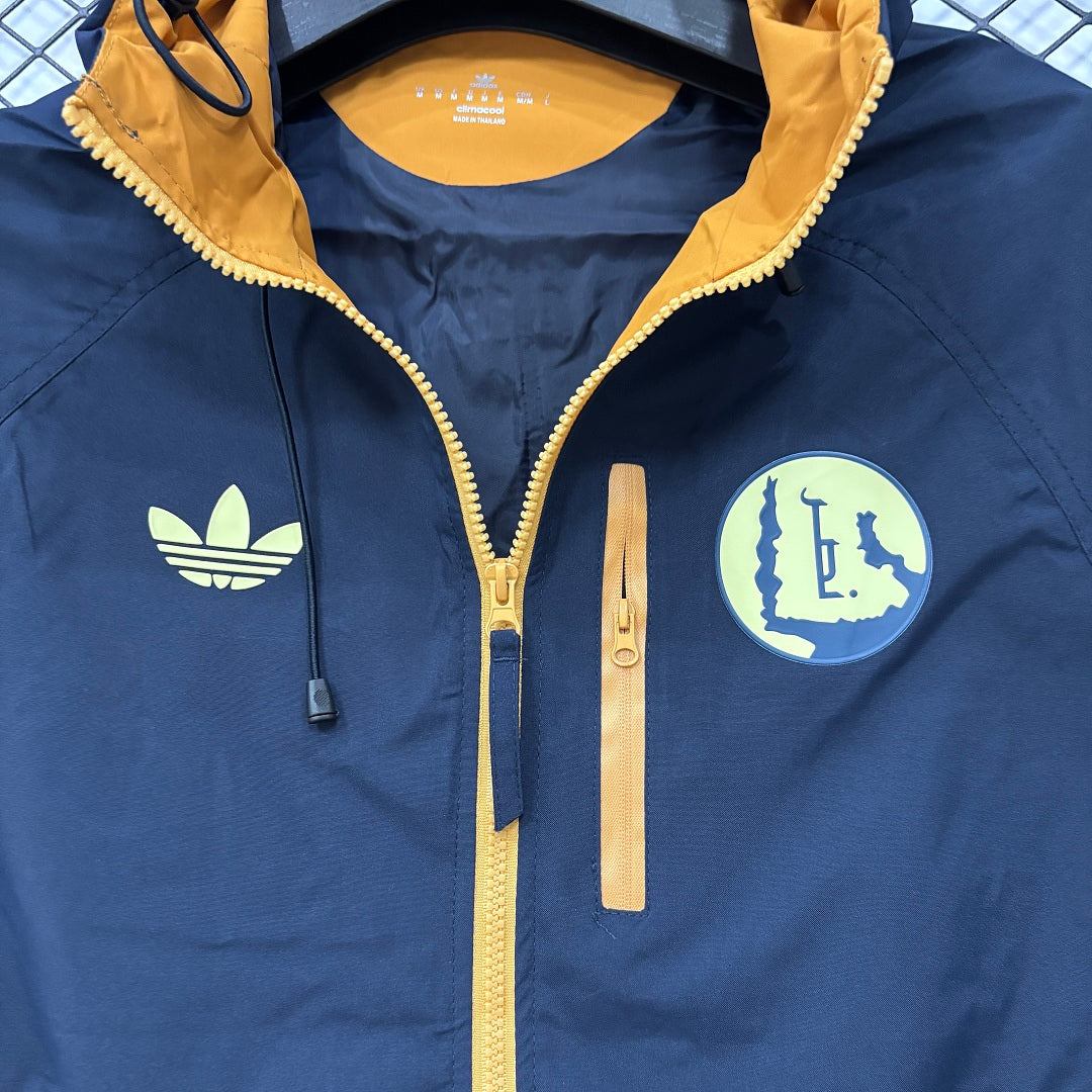Al-Nassr 2026/27 Navy Hooded Windbreaker