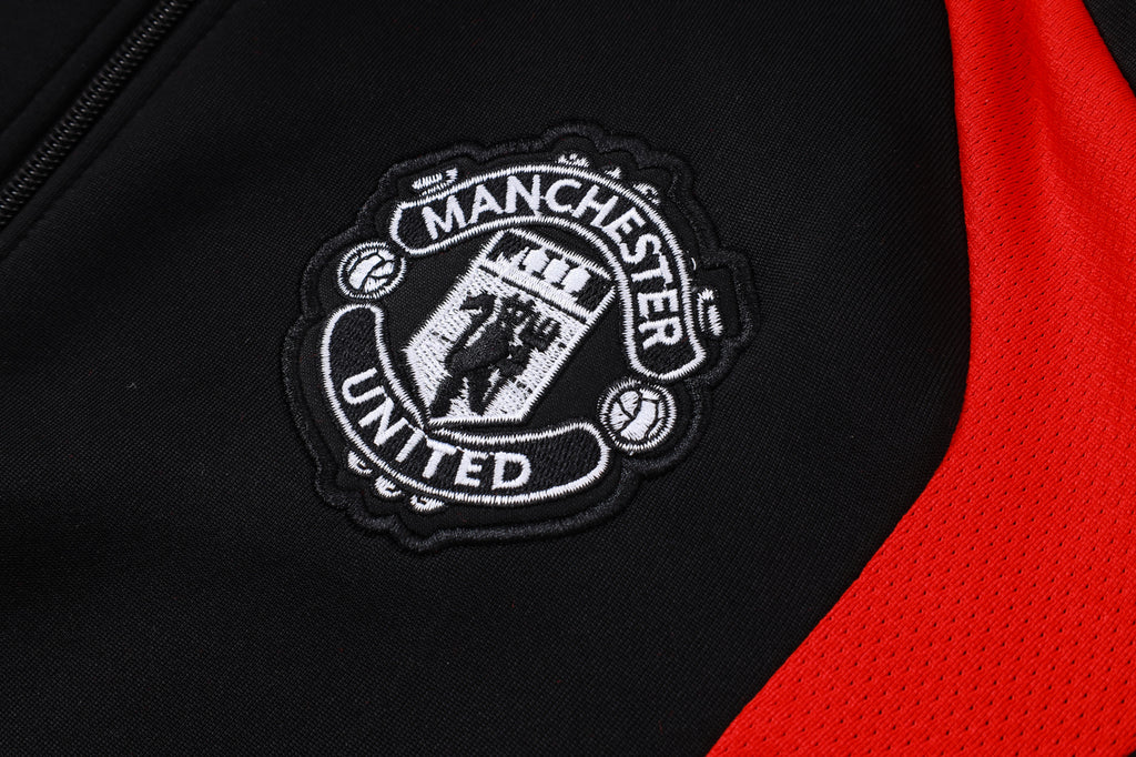 Manchester United 2026/27 Black Tracksuit  | Adult + Kids Sizes