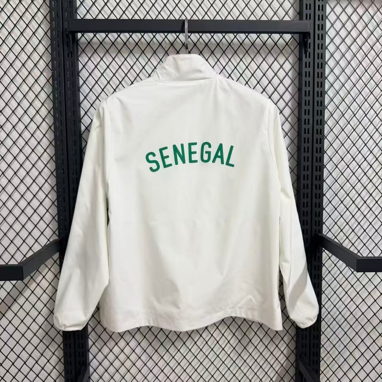 Senegal 2026 White Windbreaker