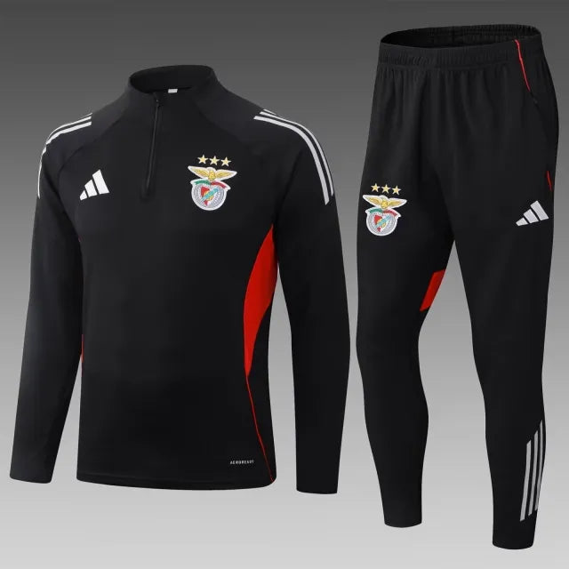 Benfica 2025/26 Black ¼  Zip Training Set