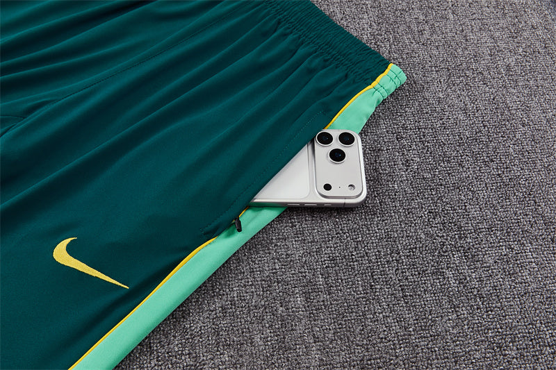 Brazil 2026/27 Green ¼  Zip Training Set | Adult + Kids Sizes