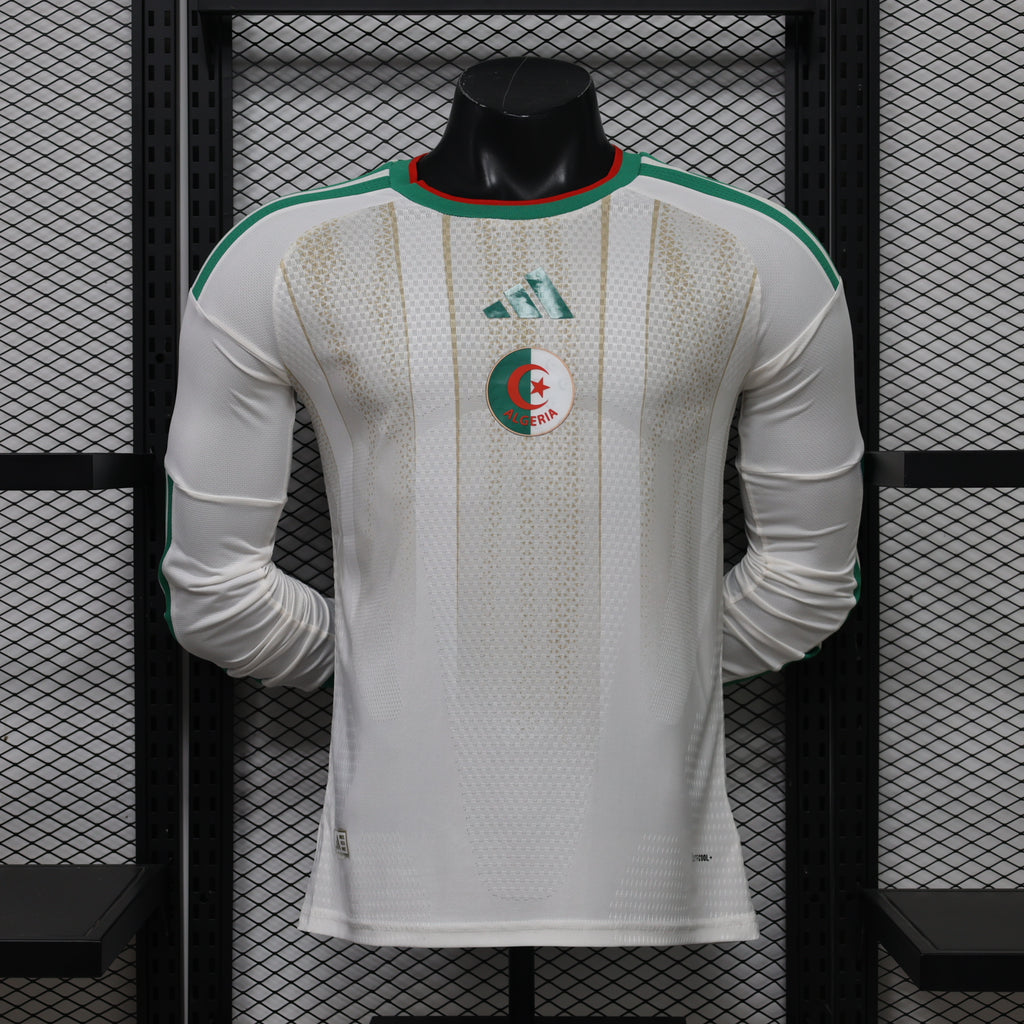 Algeria 2026 Home - Long Sleeve Player Version