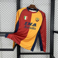 Roma 2001/02 Euro Home Long Sleeve - Retro