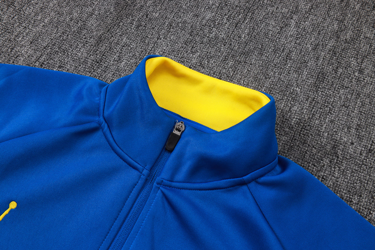 Brazil 2026/27 Blue Jordan Tracksuit  | Adult + Kids Sizes