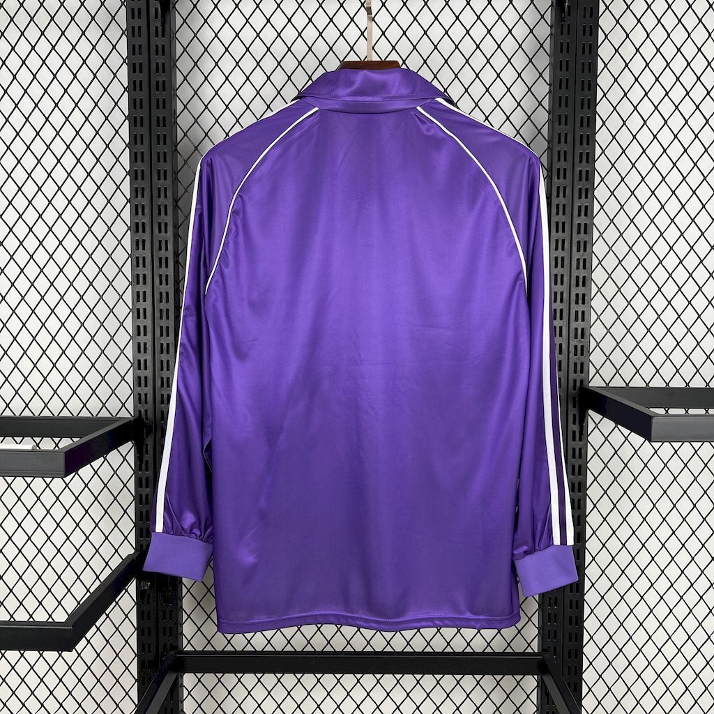 Real Madrid 1984/85 Away Long Sleeve - Retro